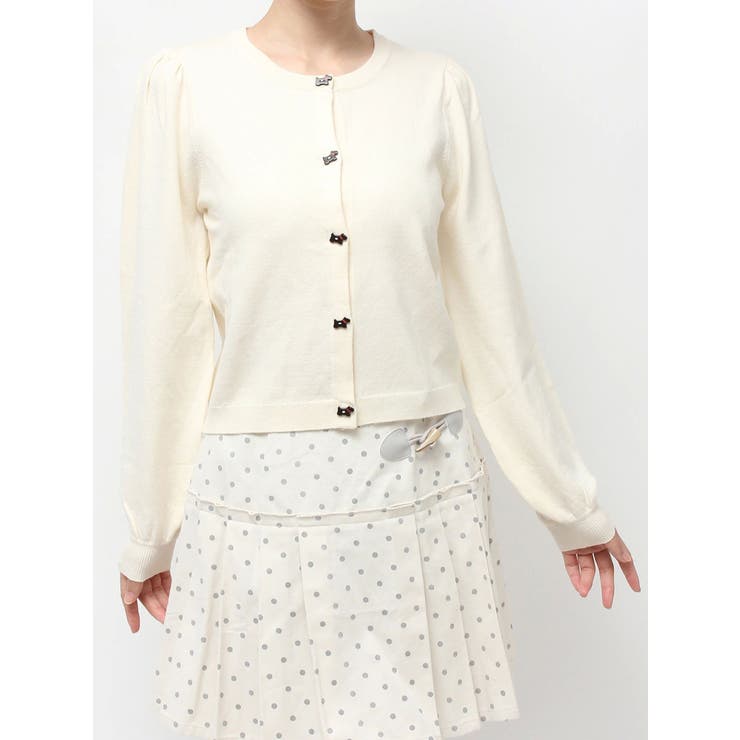 terrier button knit cardigan | merry jenny | 詳細画像32 