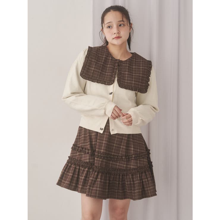 terrier button knit cardigan | merry jenny | 詳細画像6 