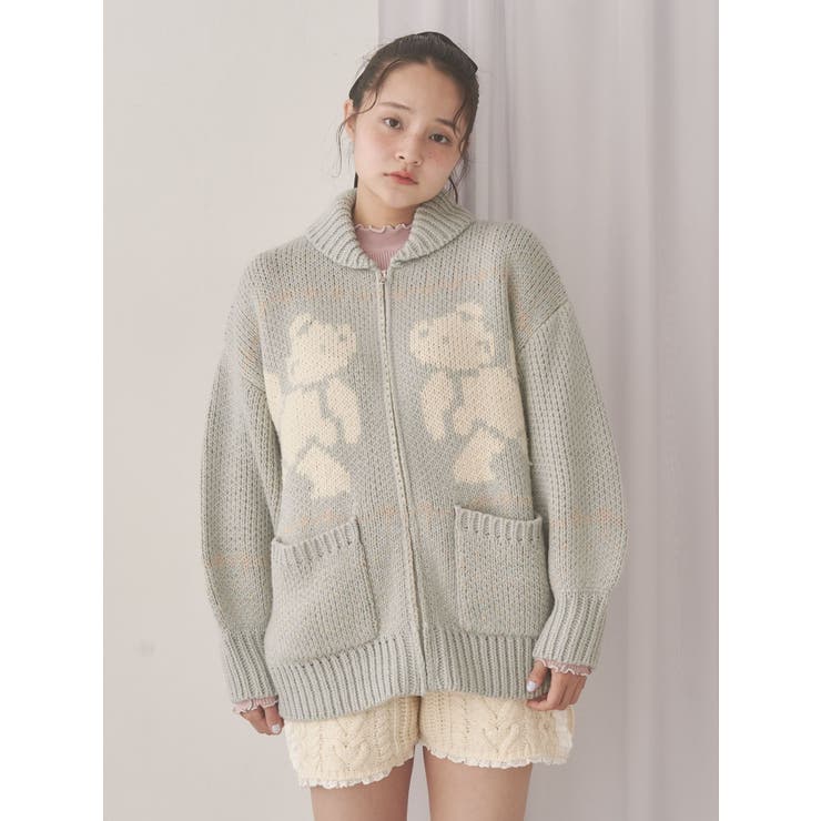 bear cowichan knit | merry jenny | 詳細画像10 