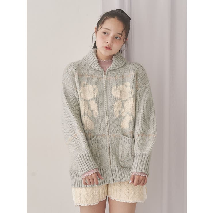 bear cowichan knit | merry jenny | 詳細画像11 