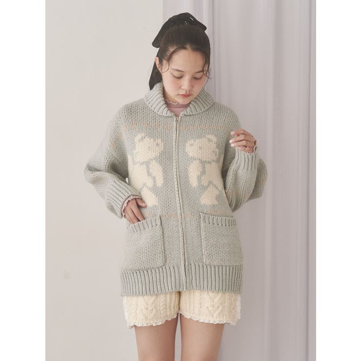 bear cowichan knit | merry jenny | 詳細画像12 