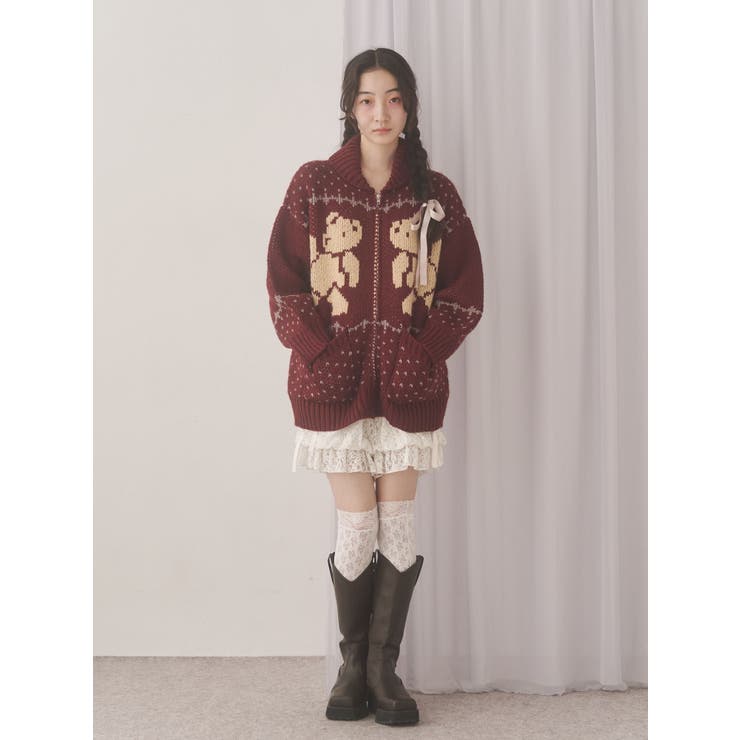 bear cowichan knit | merry jenny | 詳細画像18 