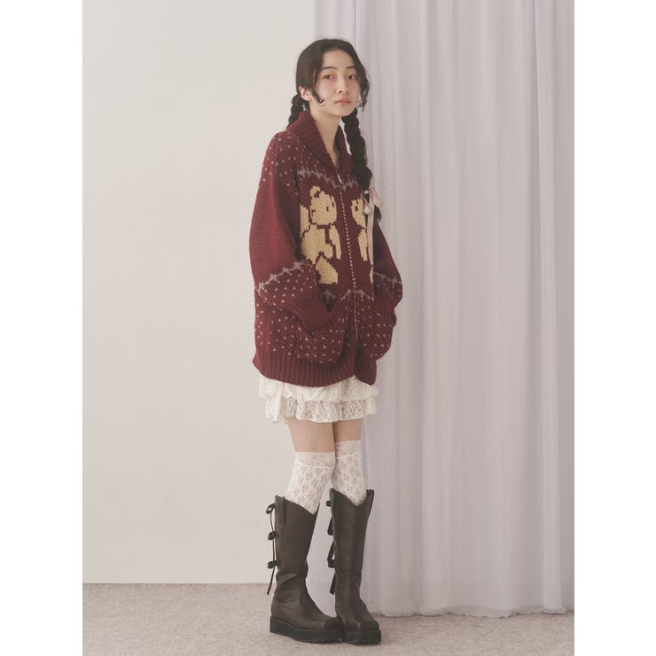 bear cowichan knit | merry jenny | 詳細画像19 