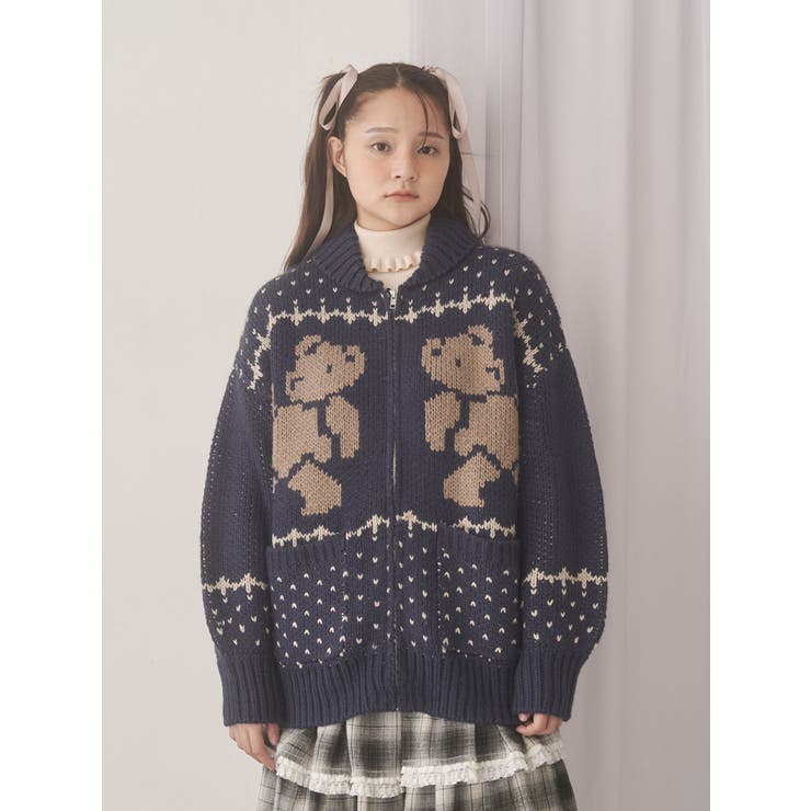 bear cowichan knit | merry jenny | 詳細画像21 