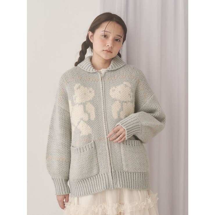bear cowichan knit | merry jenny | 詳細画像27 