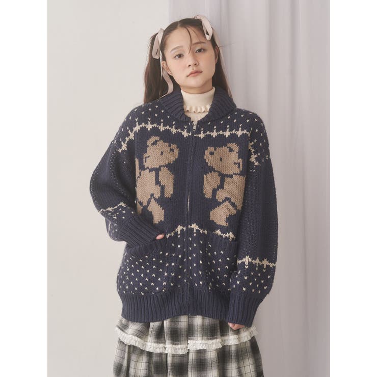 bear cowichan knit | merry jenny | 詳細画像4 