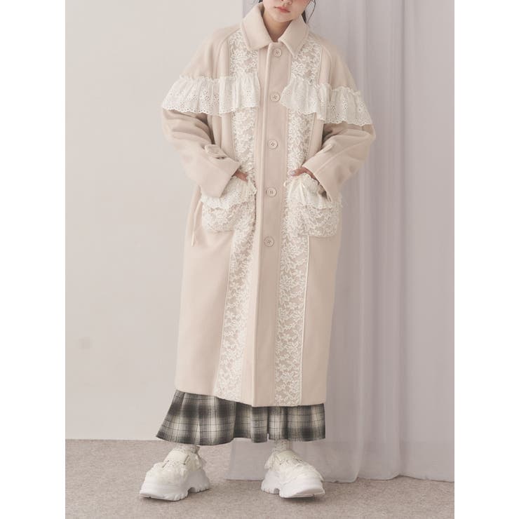 ピンク | レースデコラティブコート | merry jenny