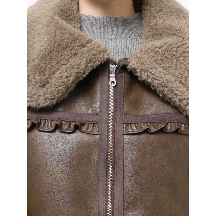 クリームボアムートンブルゾン | merry jenny | 詳細画像22 