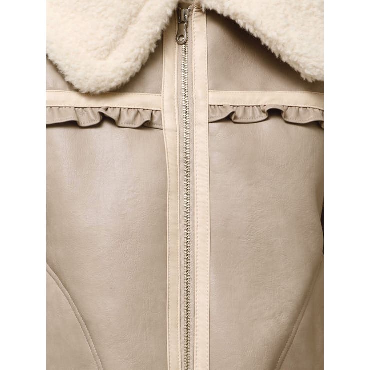 クリームボアムートンブルゾン | merry jenny | 詳細画像30 