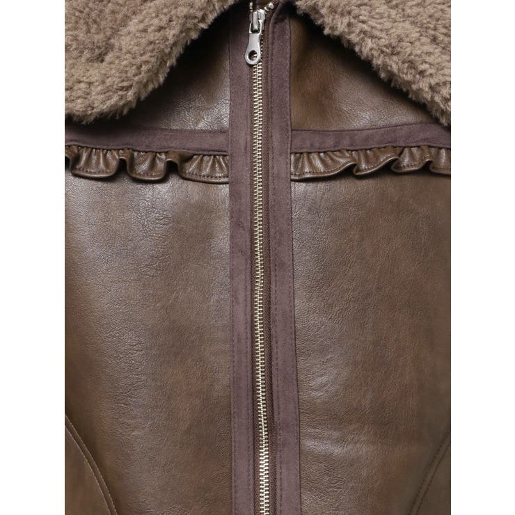 クリームボアムートンブルゾン | merry jenny | 詳細画像31 