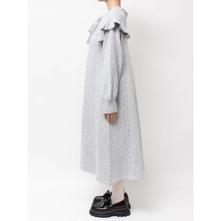 ケープリボンニットワンピース | merry jenny | 詳細画像18 
