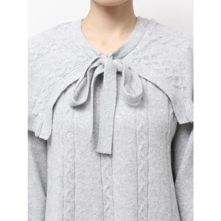 ケープリボンニットワンピース | merry jenny | 詳細画像20 