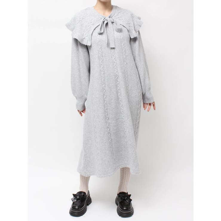 ケープリボンニットワンピース | merry jenny | 詳細画像29 