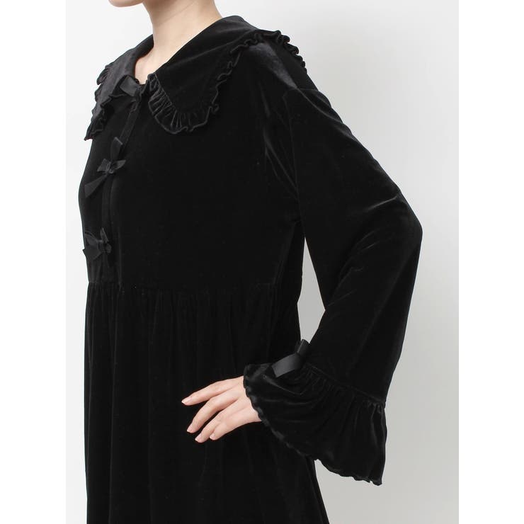 ベロアリボンミニワンピース | merry jenny | 詳細画像18 