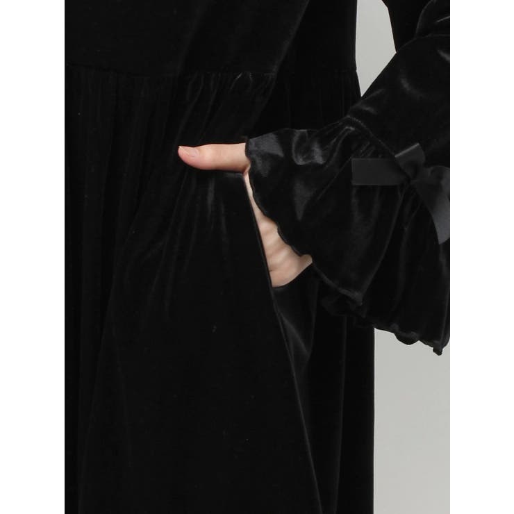 ベロアリボンミニワンピース | merry jenny | 詳細画像19 