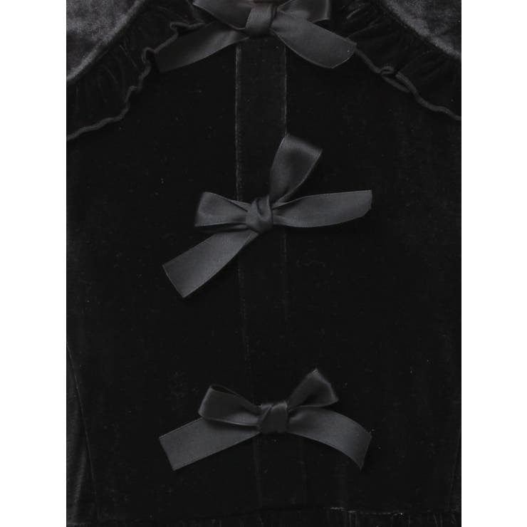 ベロアリボンミニワンピース | merry jenny | 詳細画像24 