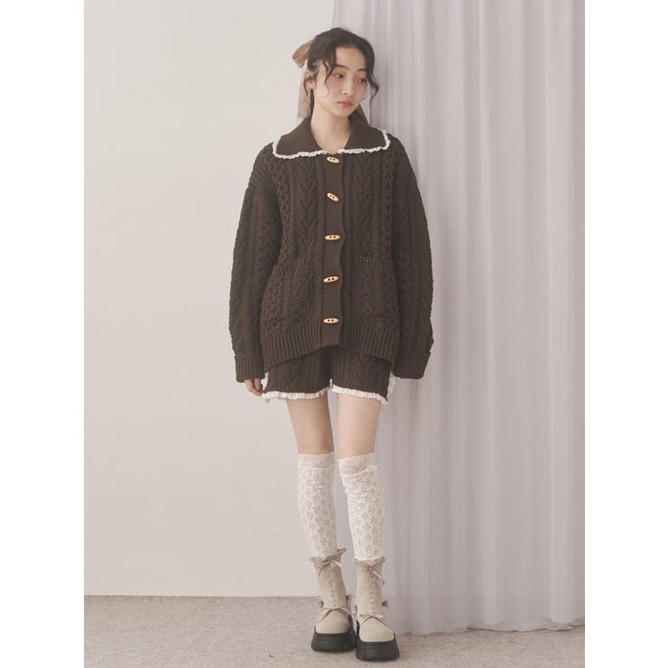 frill knit shortpants | merry jenny | 詳細画像11 