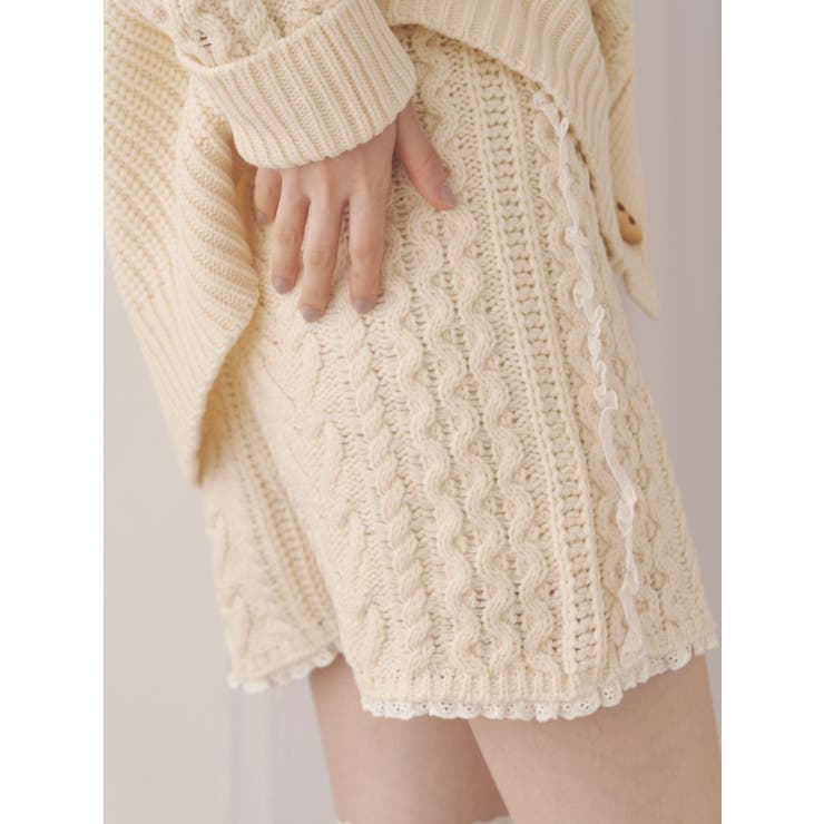 frill knit shortpants | merry jenny | 詳細画像8 