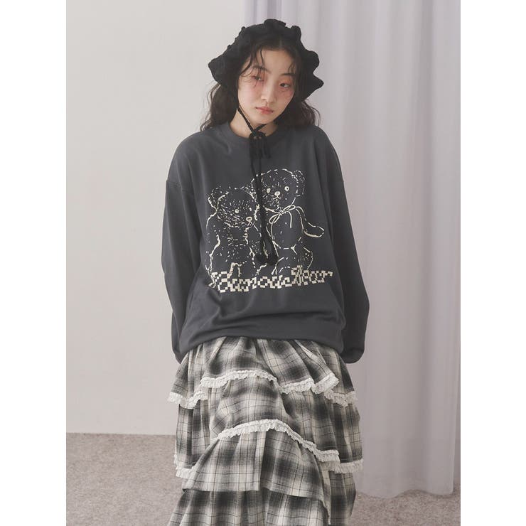 ティアードティアードチェックスカート | merry jenny | 詳細画像23 