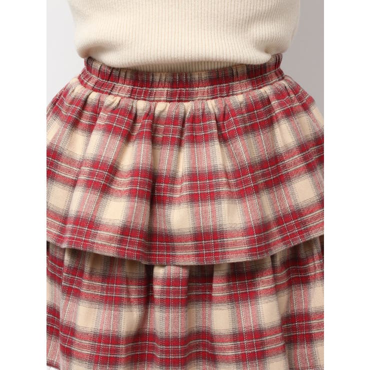 ティアードティアードチェックスカート | merry jenny | 詳細画像38 