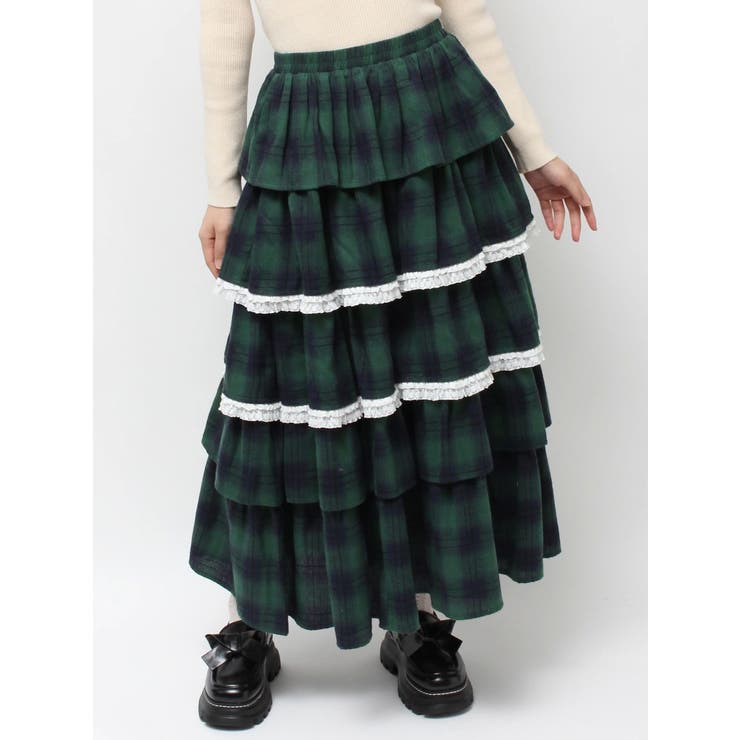 ティアードティアードチェックスカート | merry jenny | 詳細画像47 