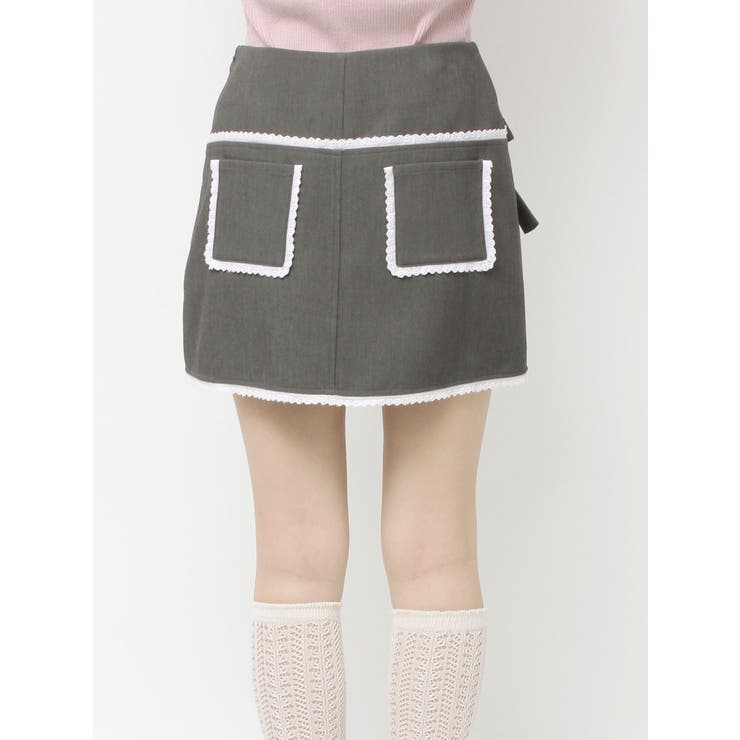 ribbon lace mini skirt | merry jenny | 詳細画像16 