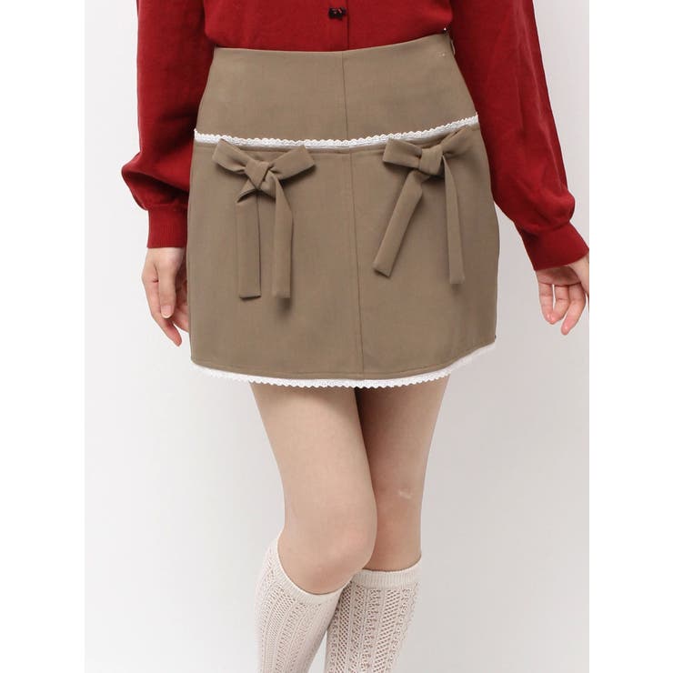 ribbon lace mini skirt | merry jenny | 詳細画像24 