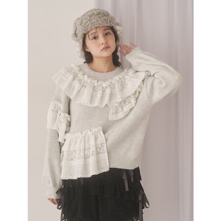 レースドッキングボアハット | merry jenny | 詳細画像15 