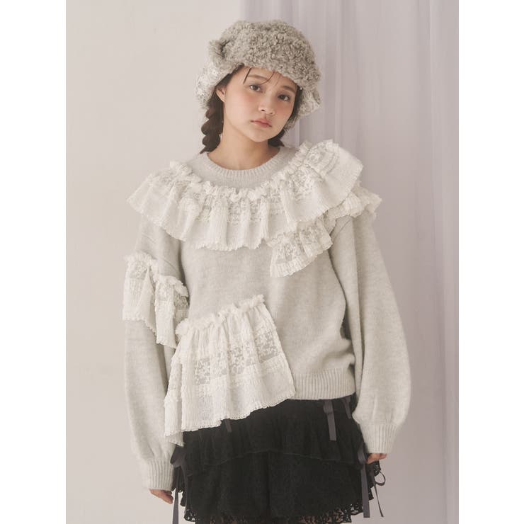 レースドッキングボアハット | merry jenny | 詳細画像16 