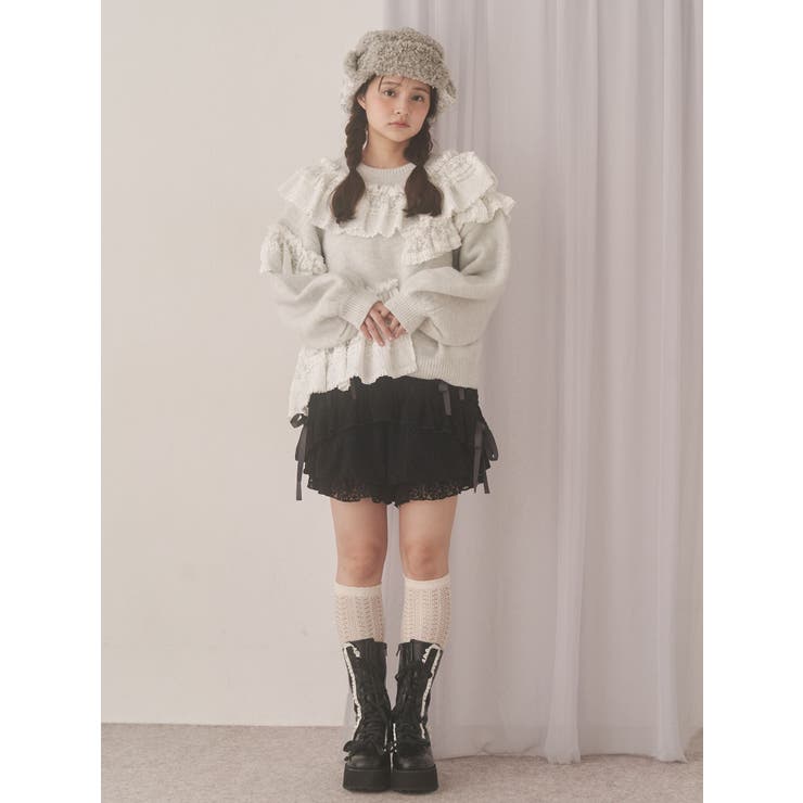 レースドッキングボアハット | merry jenny | 詳細画像17 