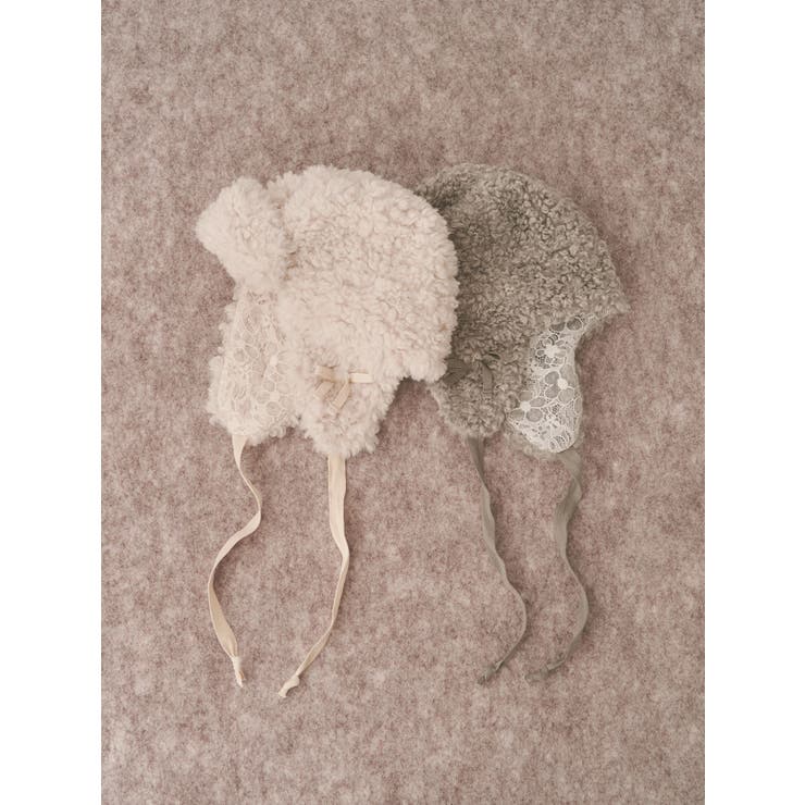 レースドッキングボアハット | merry jenny | 詳細画像3 