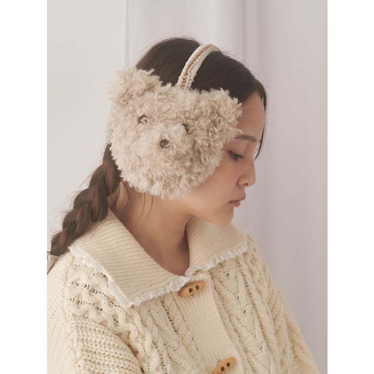 ベージュ | bear bear イヤーマフ | merry jenny
