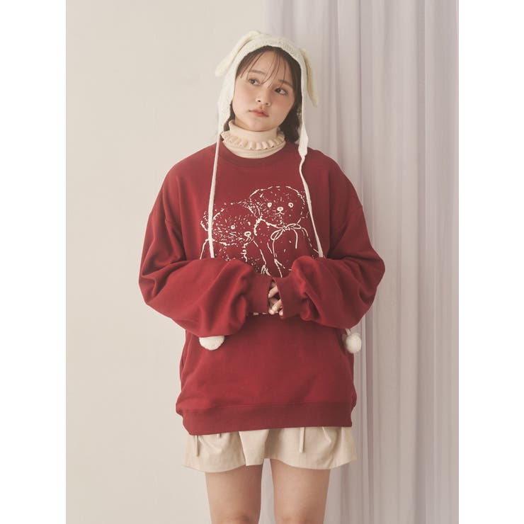 animal lace knit cap | merry jenny | 詳細画像5 