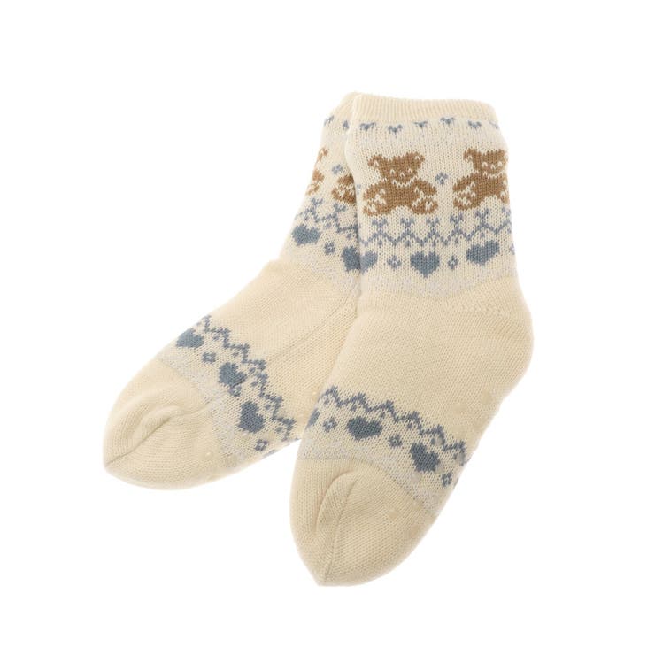 もこもこbear knit socks | merry jenny | 詳細画像15 