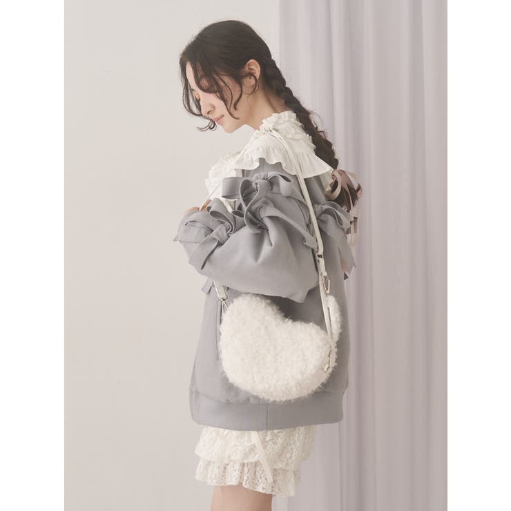 fluffy heart bag | merry jenny | 詳細画像4 