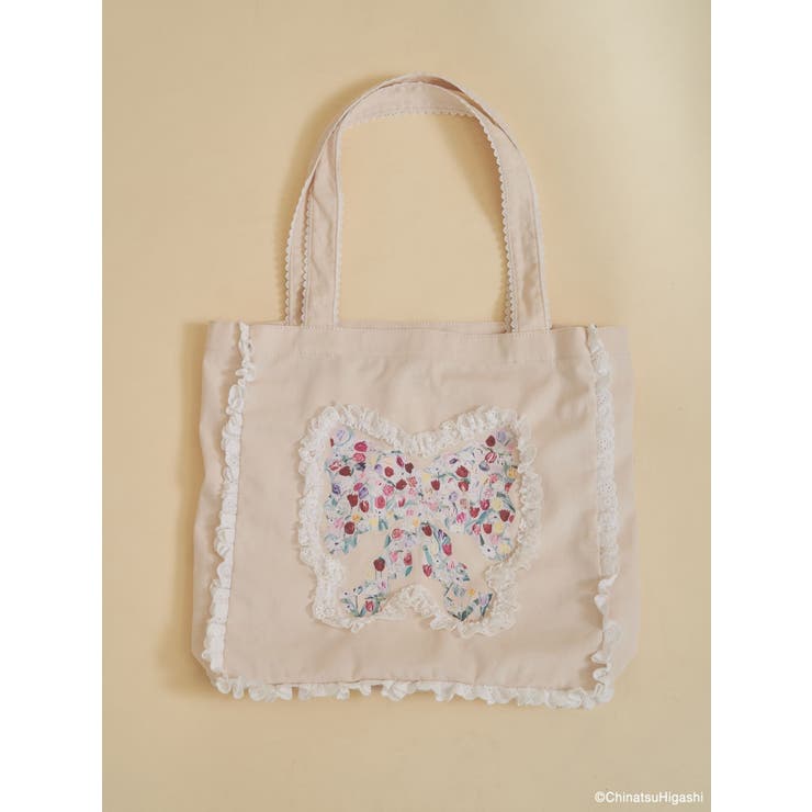 Dream Garden-tulip ribbon lace tote | merry jenny | 詳細画像17 