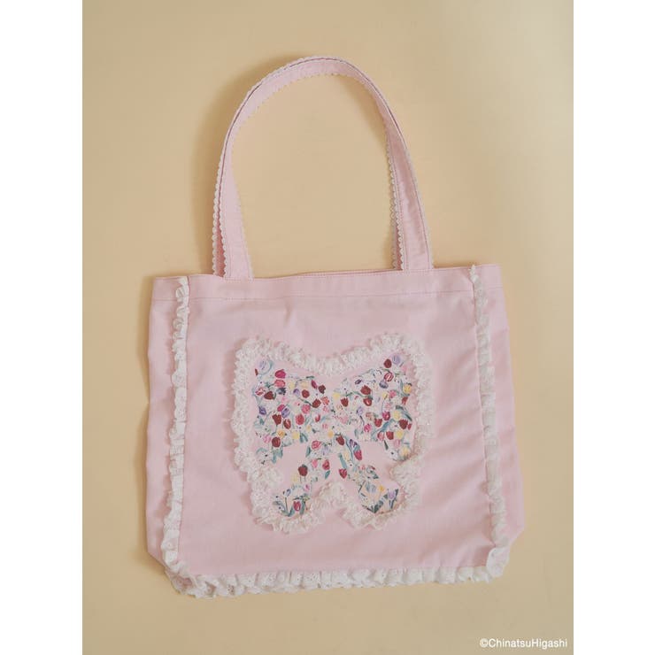 Dream Garden-tulip ribbon lace tote | merry jenny | 詳細画像18 
