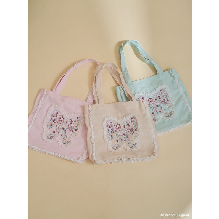 Dream Garden-tulip ribbon lace tote | merry jenny | 詳細画像20 