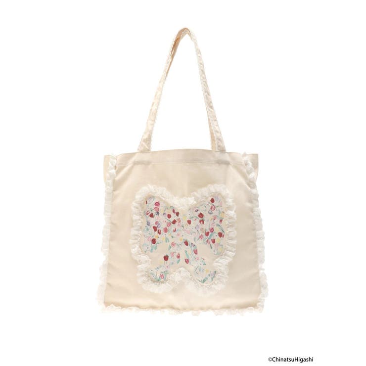 Dream Garden-tulip ribbon lace tote | merry jenny | 詳細画像27 