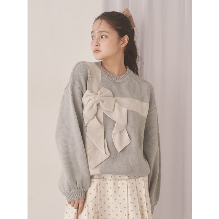 プレゼントリボンニット | merry jenny | 詳細画像10 