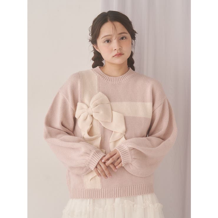 プレゼントリボンニット | merry jenny | 詳細画像16 