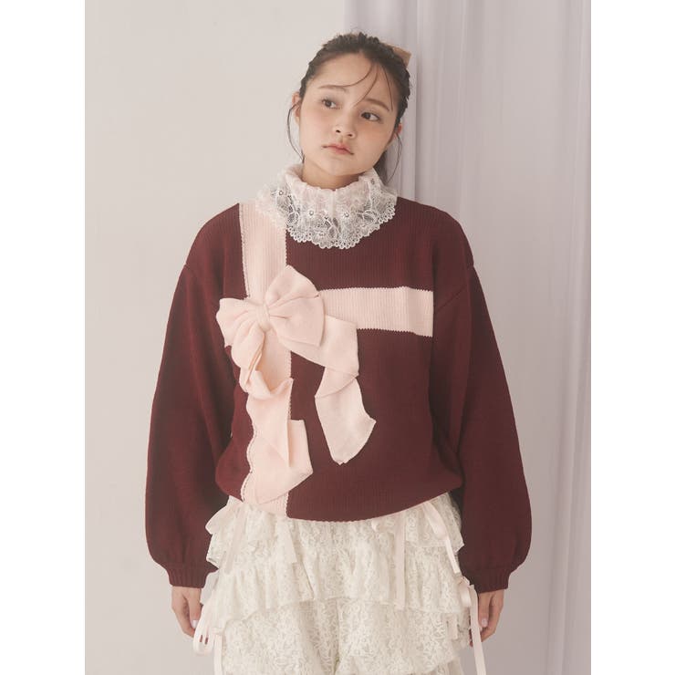 プレゼントリボンニット | merry jenny | 詳細画像20 