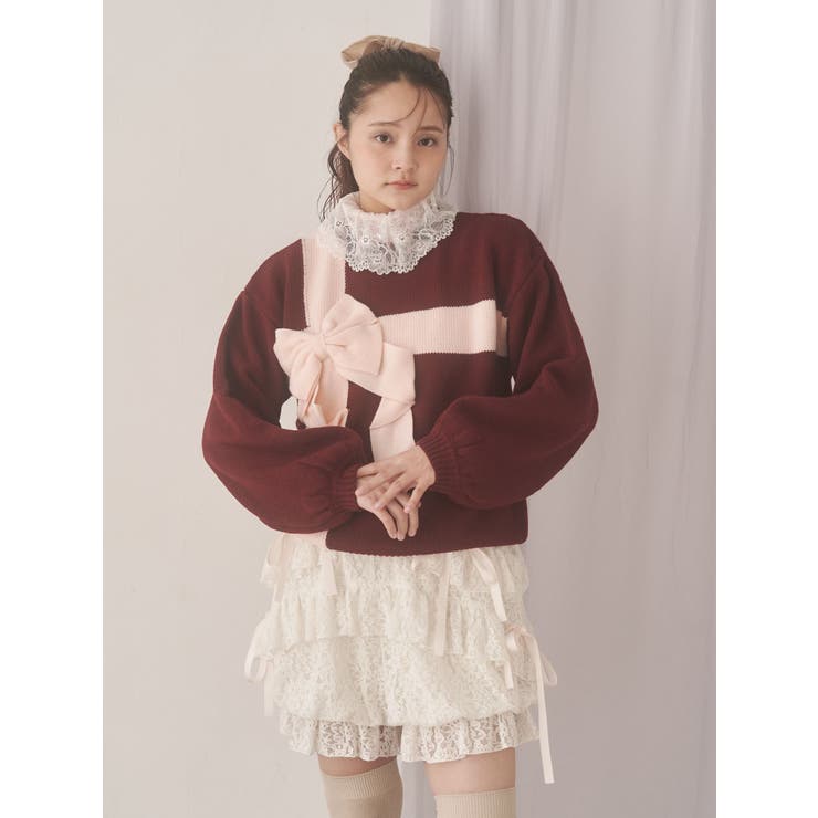 プレゼントリボンニット | merry jenny | 詳細画像21 