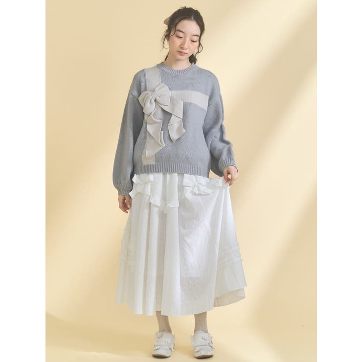 プレゼントリボンニット | merry jenny | 詳細画像3 