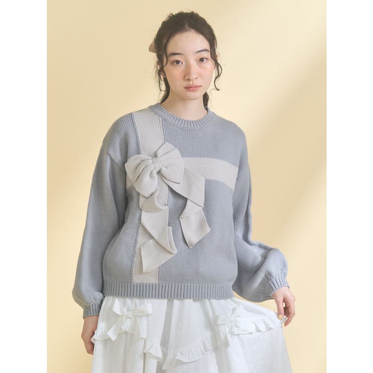 プレゼントリボンニット | merry jenny | 詳細画像4 