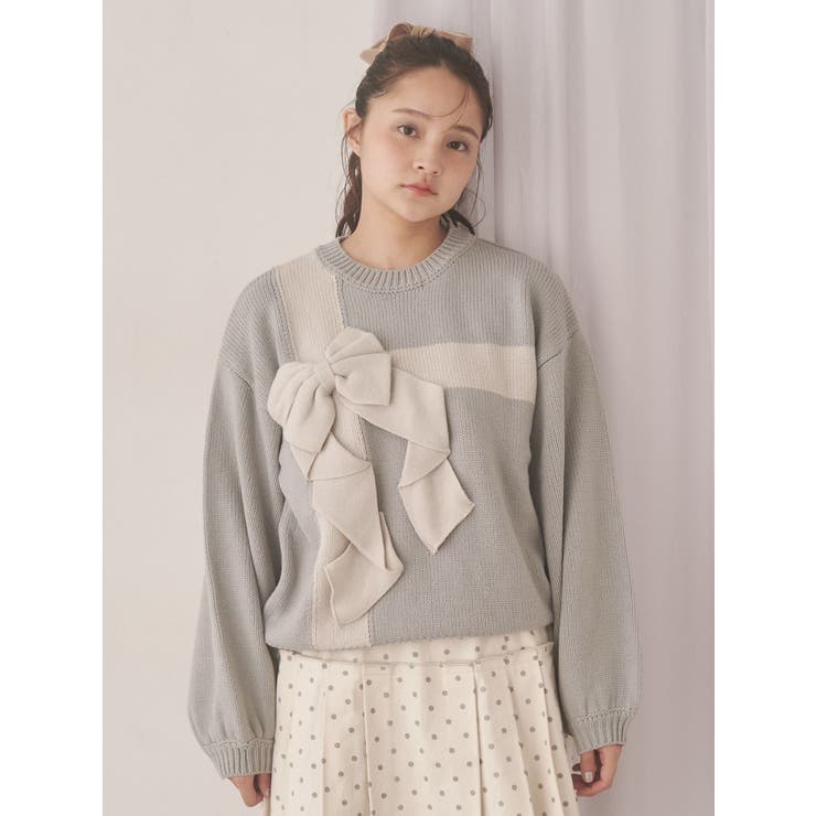 プレゼントリボンニット | merry jenny | 詳細画像8 
