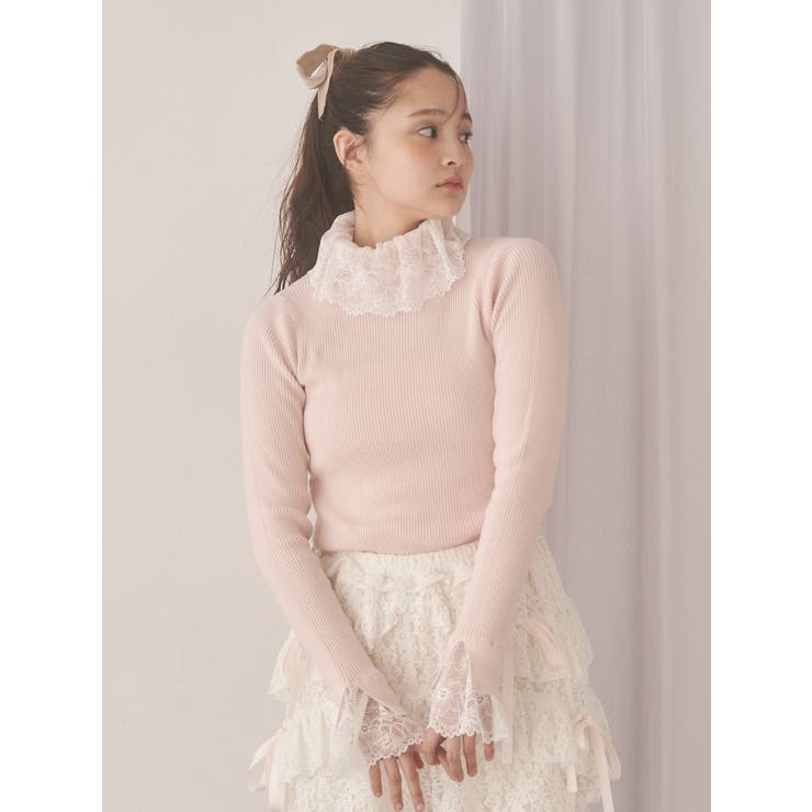 レースリブニット | merry jenny | 詳細画像15 