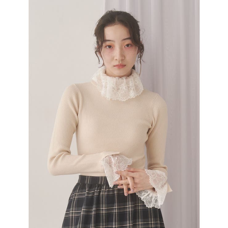 レースリブニット | merry jenny | 詳細画像2 