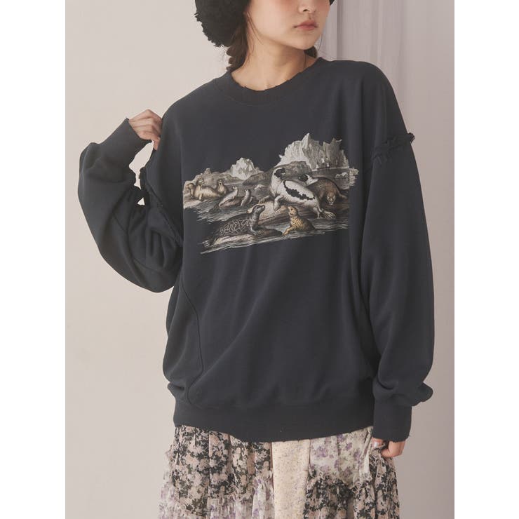 ネイビー | she saw seal sweat | merry jenny