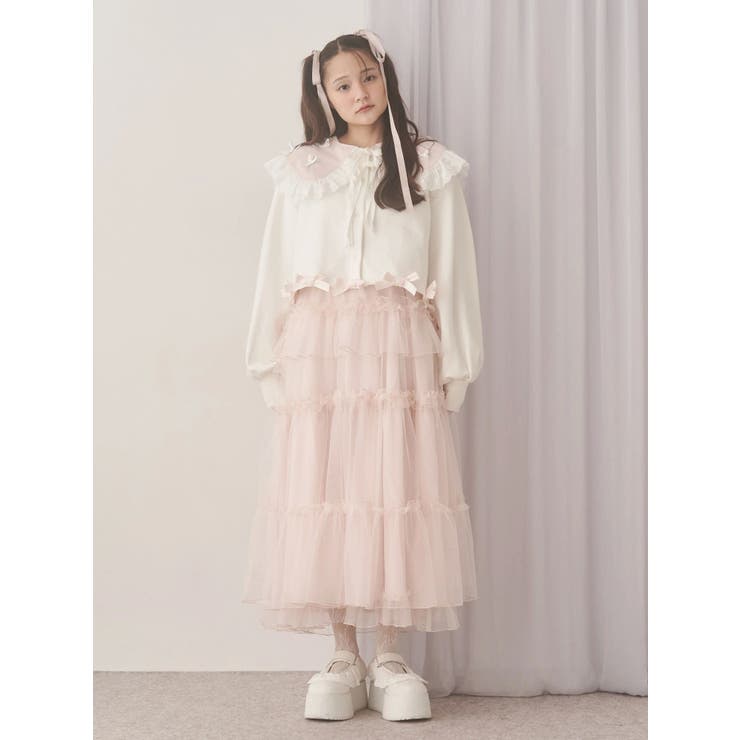 リボンたっぷりスナップカーディガン | merry jenny | 詳細画像15 